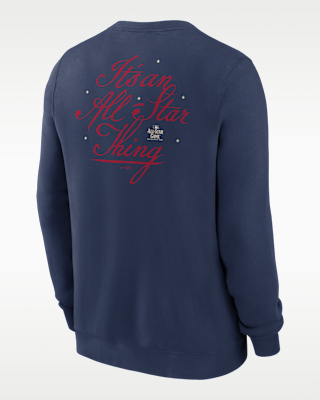 2026 All-Star Game Two-Hit Slogan Men's Nike MLB Pullover Crew